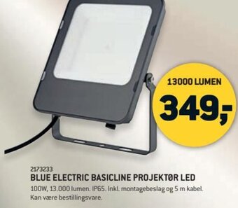 BLUE ELECTRIC BASICLINE PROJEKTØR LED