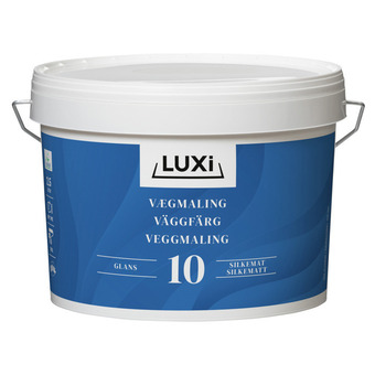 Vægmaling glans 10 diset blå 2,5 liter - luxi