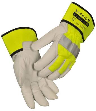 jem & fix Safe-on hi vis winter handsker tilbud