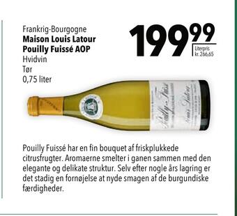 Maison louis latour pouilly fuissé aop