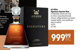 Citti A.h.riise signature superior rum tilbud