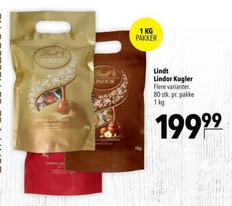 Citti Lindt lindor kugler tilbud