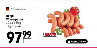 Citti Hoppe wienerpølser tilbud