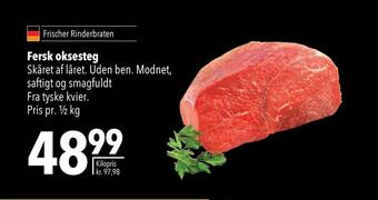 Citti Fersk oksesteg tilbud
