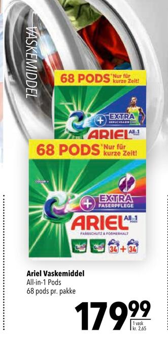 Citti Ariel vaskemiddel tilbud