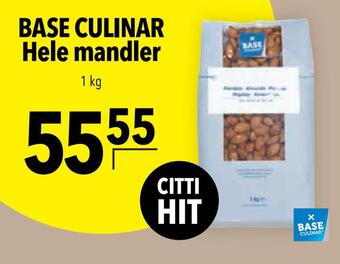 Citti Base culinar hele mandler tilbud