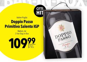 Citti Doppio passo primitivo salento igp tilbud