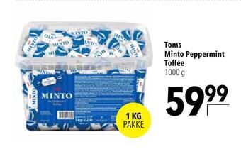 Citti Toms minto peppermint toffée tilbud