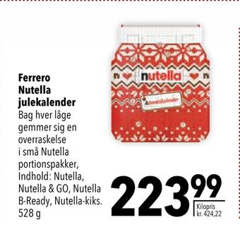 Citti Ferrero nutella julekalender tilbud