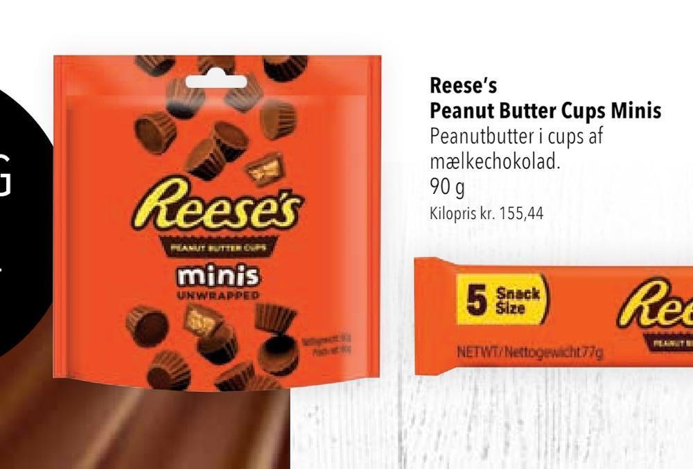 Reese's peanut butter cups minis tilbud hos Citti