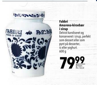 Citti Fabbri amarena-kirsebær i sirup tilbud