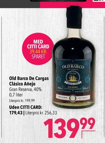 Citti Old barco de cargas clásico añejo tilbud