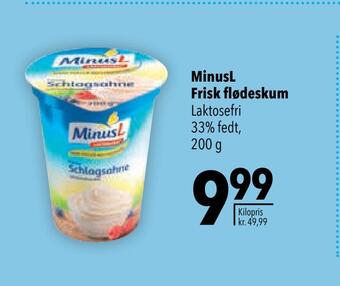 Minusl frisk flødeskum
