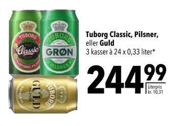Citti Tuborg classic, pilsner, eller guld tilbud