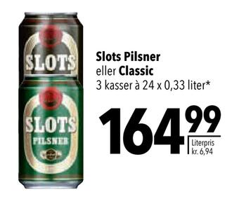 Citti Slots pilsner eller classic tilbud