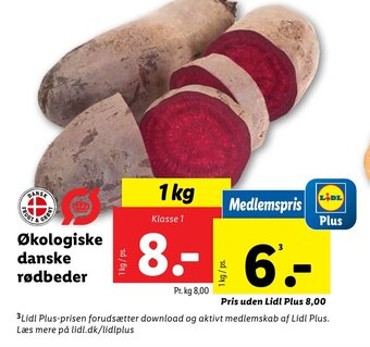 Lidl Økologiske danske rødbeder tilbud