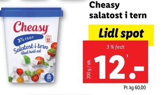Lidl Cheasy salatost i tern tilbud