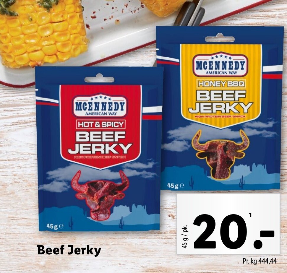 MCENNEDY Beef Jerky tilbud hos Lidl