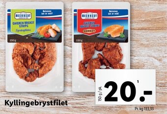 Lidl MCENNEDY Kyllingebrystfilet tilbud