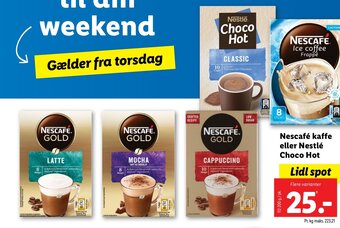 Lidl Nescafé kaffe eller Nestlé Choco Hot tilbud