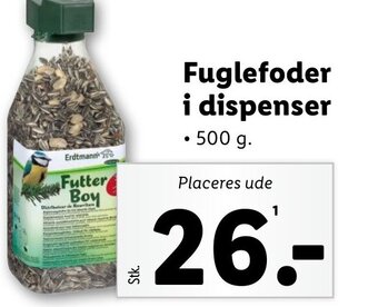 Lidl Fuglefoder i dispenser tilbud