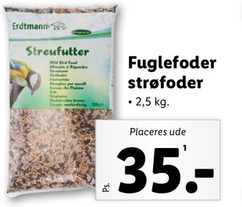 Lidl Fuglefoder strøfoder tilbud