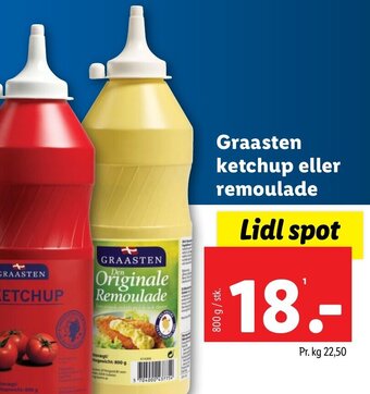 Lidl Graasten ketchup eller remoulade tilbud