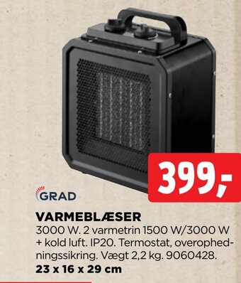 jem & fix VARMEBLÆSER tilbud