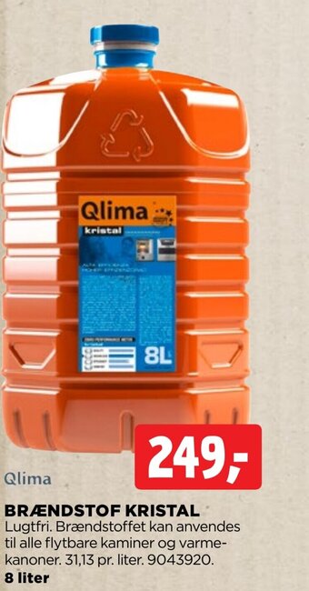 jem & fix Qlima BRÆNDSTOF KRISTAL tilbud