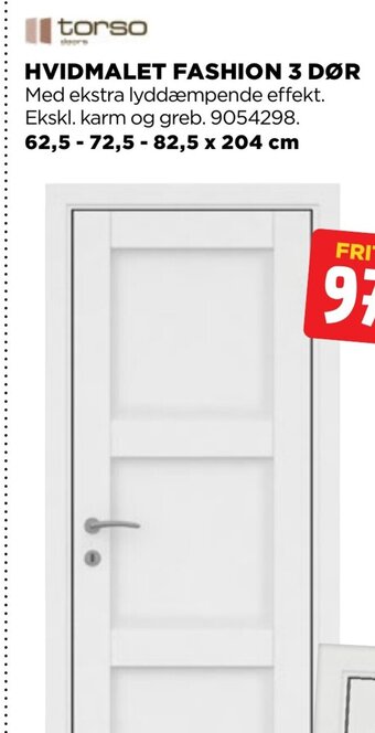 jem & fix HVIDMALET FASHION 3 DØR tilbud