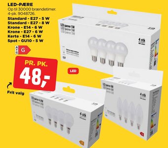 jem & fix LED-PÆRE tilbud