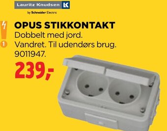 jem & fix OPUS STIKKONTAKT tilbud