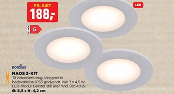 jem & fix nordlux NAOS 3-KIT tilbud