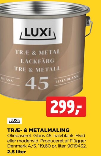 jem & fix LUXI TRÆ- & METALMALING tilbud