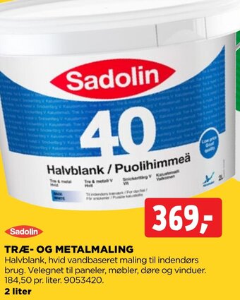 jem & fix TRÆ- OG METALMALING tilbud