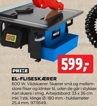 jem & fix PRIZE EL-FLISESKÆRER tilbud