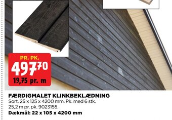 jem & fix FÆRDIGMALET KLINKBEKLÆDNING tilbud