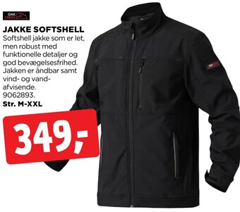 jem & fix JAKKE SOFTSHELL tilbud