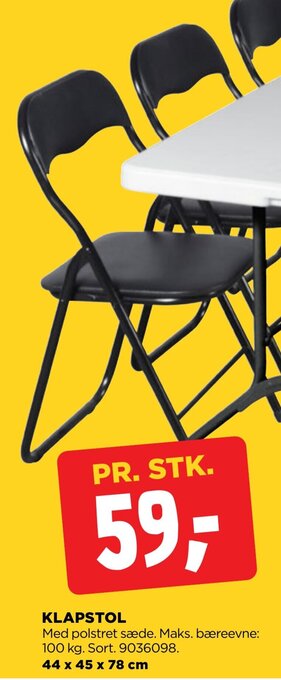 jem & fix KLAPSTOL tilbud