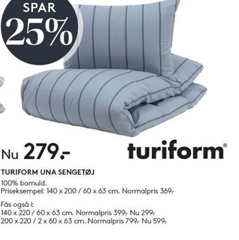 SengeSpecialisten Turiform una sengetøj tilbud