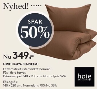SengeSpecialisten Høie frøya sengetøj tilbud