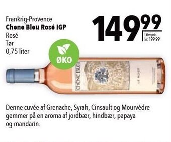 Citti Chene bleu rosé igp tilbud