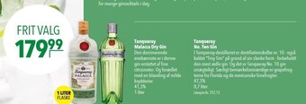 Citti Tanqueray malacca dry gin eller no. ten gin tilbud