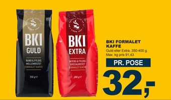 Let-Køb Bki formalet kaffe tilbud