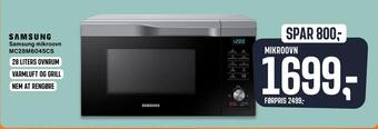 Skousen Samsung mikroovn mc28m6045cs tilbud