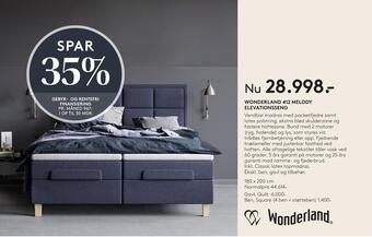 SENG Wonderland 412 melody elevationsseng tilbud