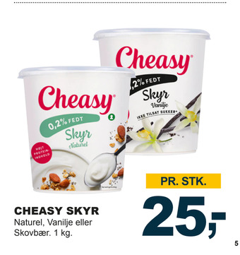 Let-Køb Cheasy skyr tilbud