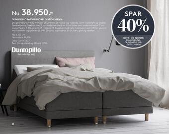SENG Dunlopillo passion boxelevationsseng tilbud