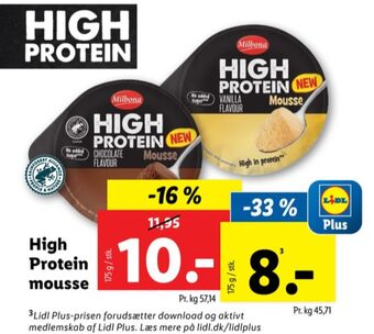Lidl Milbona chokolademousse tilbud