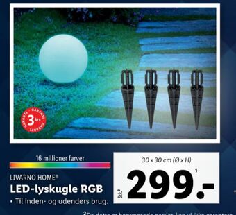 Lidl Livarno havelampe tilbud